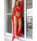 Conjunto Deslumbrante - Vermelho